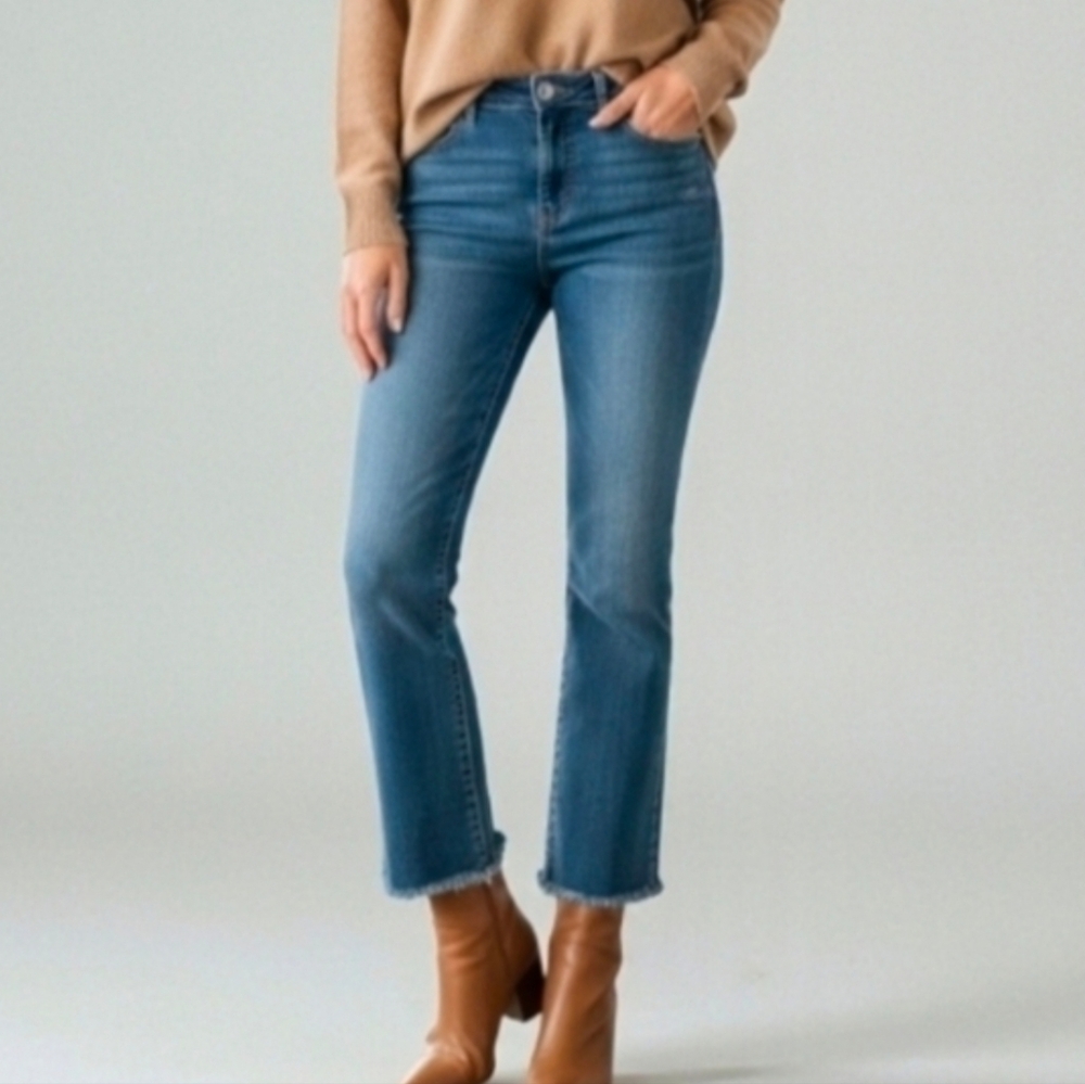 Morrison Raw Hem Bootcut Jeans